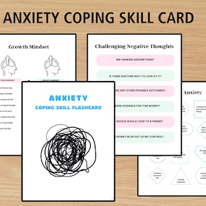 Coping Strategies Cards: Mental Health Therapy Tools, Calm Down Corner Essential, Anxiety Relief & Affirmation, Emotional Regulation