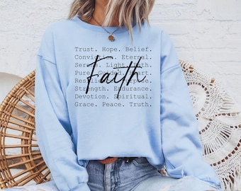 Christian Faith Crewneck Sweatshirt