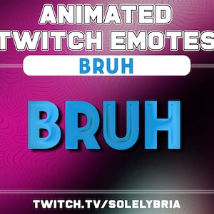 Bruh Twitch Emote | YouTube Emote | Discord Emote | Community Emote | Streamer Emote | Funny Emote | Blue Text Emote | Gaming Emote