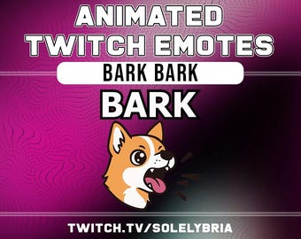 Animated Barking Emote | Twitch | Kick | Discord | Meme | Dog