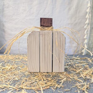 Handcrafted Wooden Pumpkins Rustic Fall Decor Set Small, Medium, Large ...
