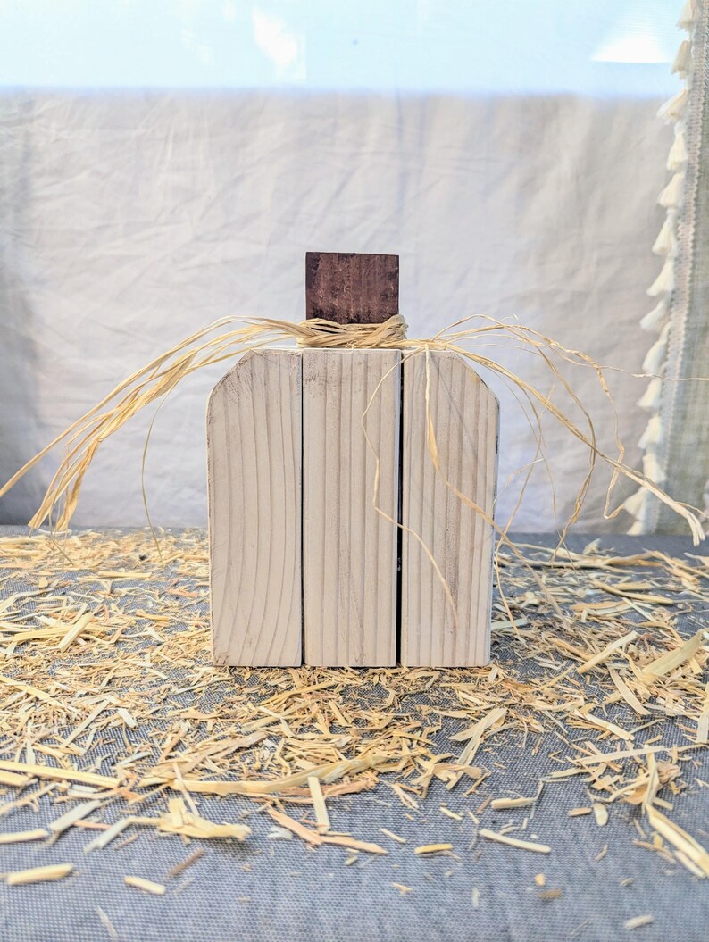 Handcrafted Wooden Pumpkins Rustic Fall Decor Set Small, Medium, Large ...