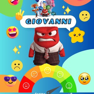 Diario de Emociones para niños. Digital para editar en Canva