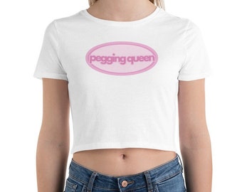 Pegging Queen Crop Top Pink Crop Top Y2K Crop Top Y2K baby tee