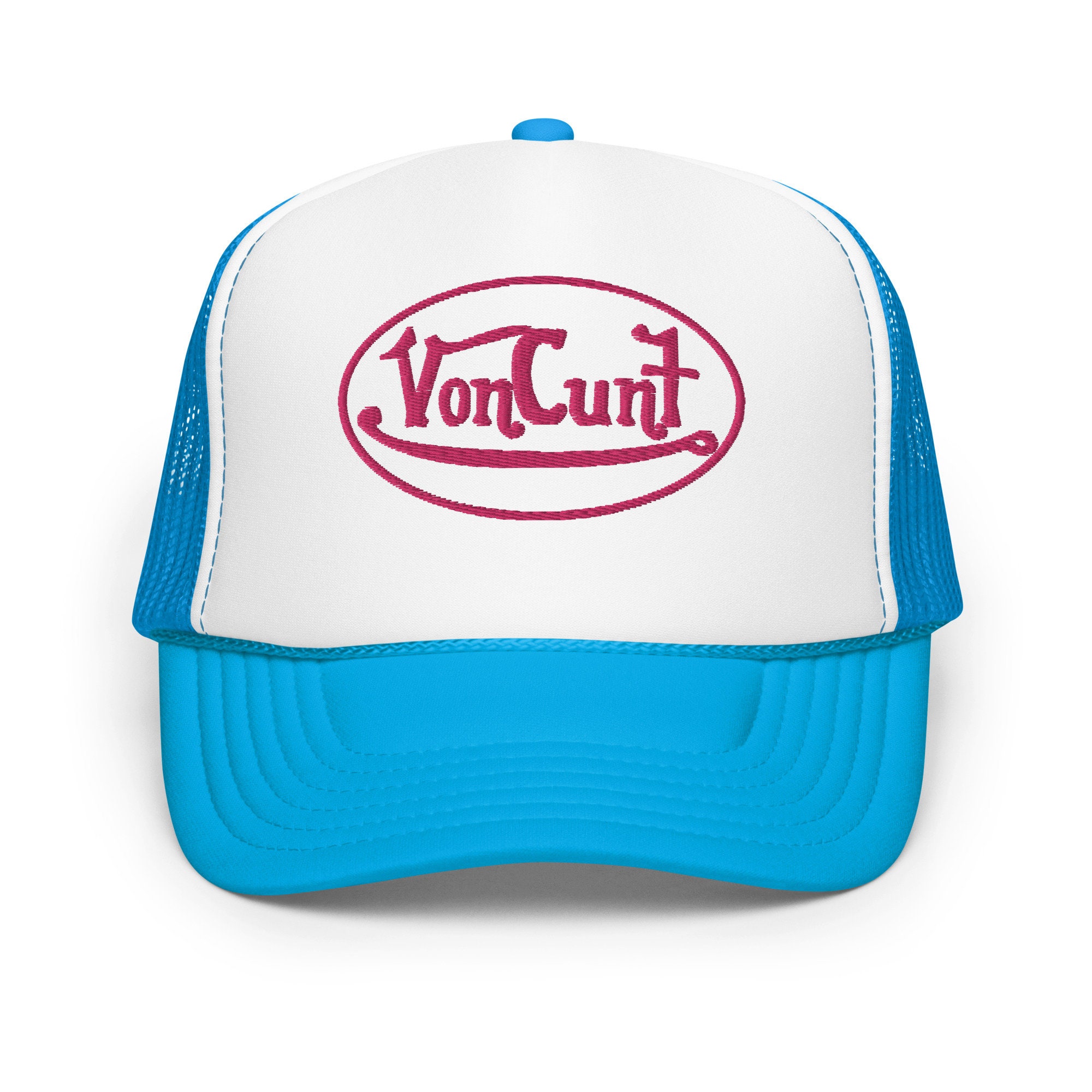 Von Dutch リバースロゴ ベルベット トラッカー キャップY2K Von Dutch リバースロゴ ベルベット トラッカー キャップY2K