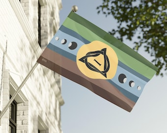 Theta-Delta Therian Pride Flag (Many sizes)