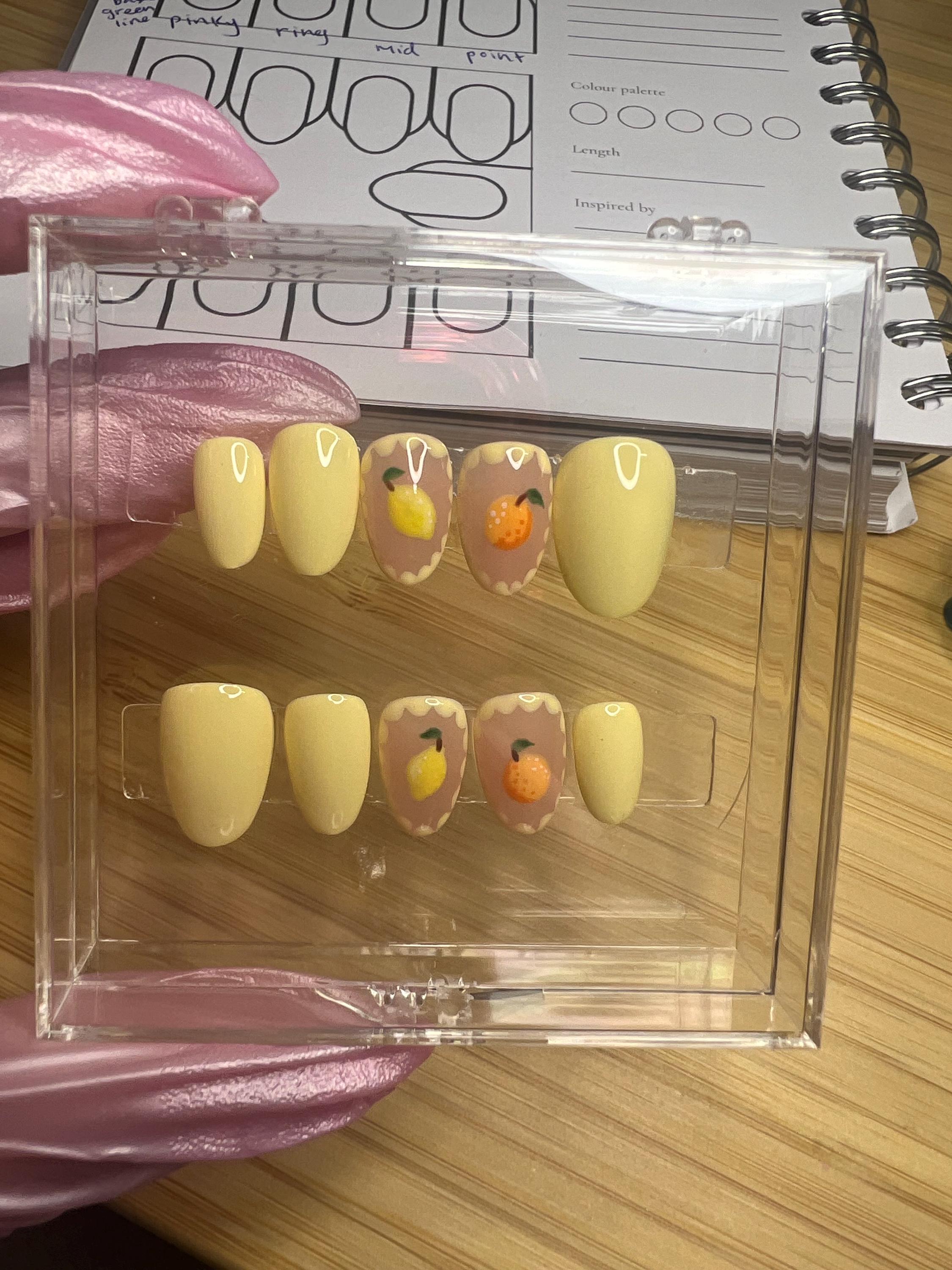 Custom Nail Set Luxury Custom Nail Set - Etsy