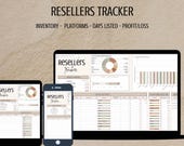 Reseller Inventory & Sales Tracker | Google Sheets Template | Online Reselling l Small business l Ecommerce l Multiple Platforms l Side gig