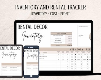 Event Decor Rental Tracker: Google Sheets Inventory Spreadsheet