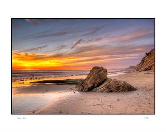 Mesa Lane:  Santa Barbara Sunset Photo