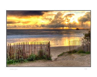 Haskells Yellow:  Santa Barbara Sunset Photo Print