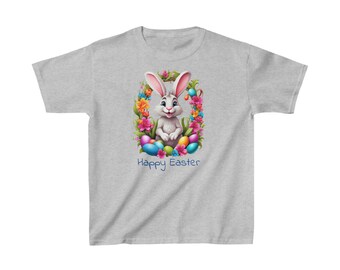 Kid's Easter Shirt, Happy Easter, Cute Easter Shirt, Easter Bunny