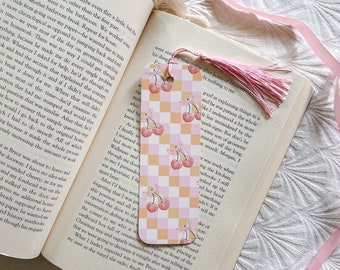 Cherries & Bow Bookmark Bookmark | Book Lover | Gift For Book Lover | Sassy Bookmark l Bookish Gifts l Book Club