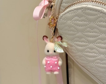 strawberry critter series keychains
