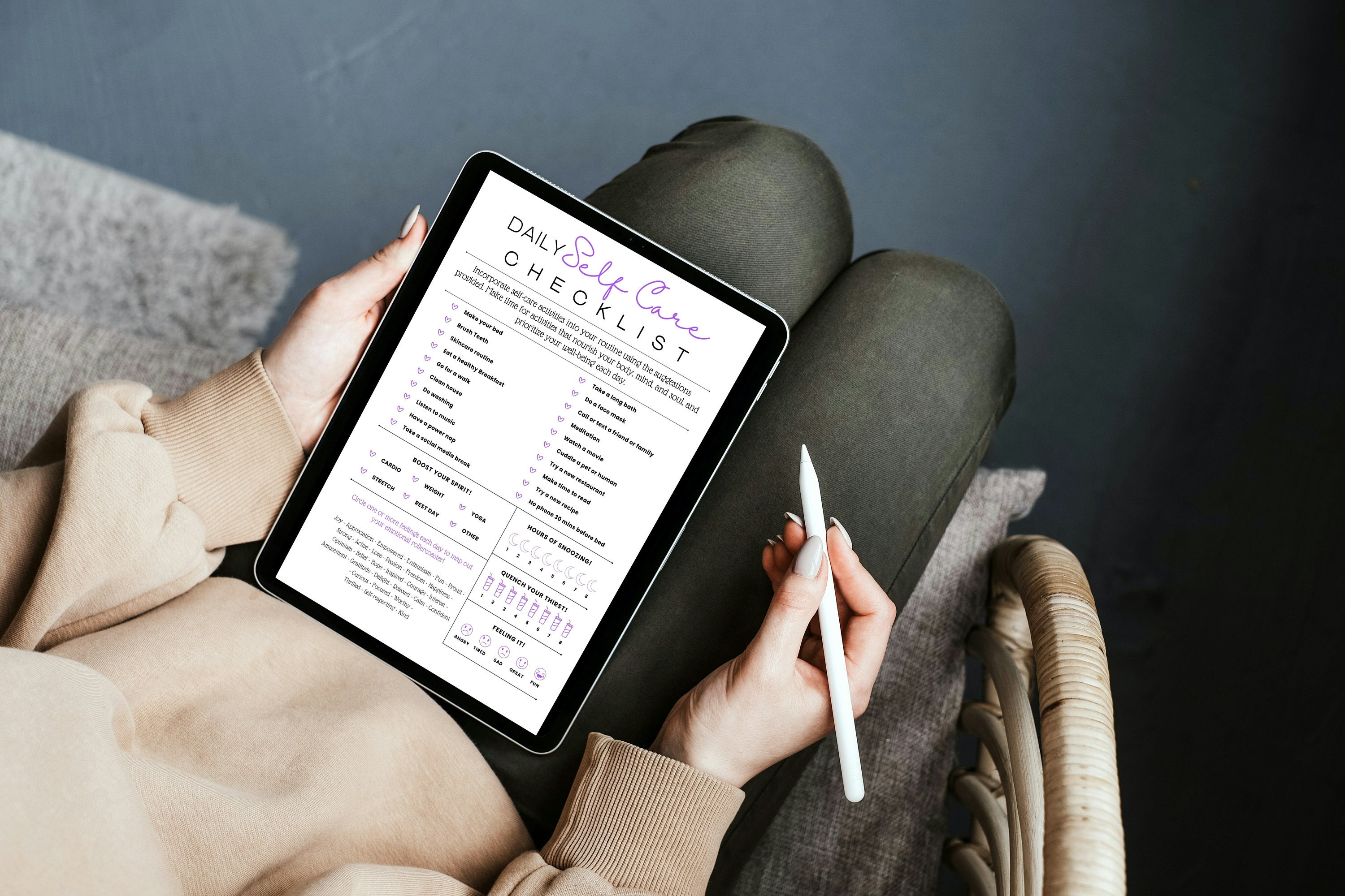 Editable Daily Checklist | Instant Download | Printable PDF ...