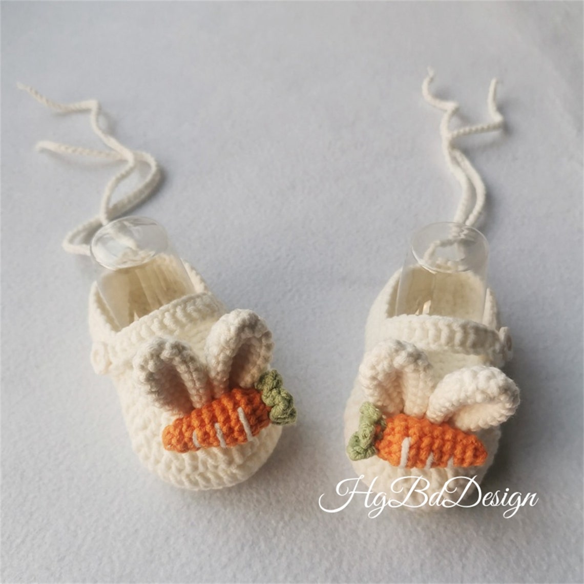 Crochet Newborn Baby Shoes,crochet Baby Shoes,crochet Carrot Pattern ...