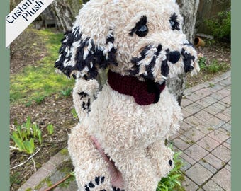 Custom Crochet Pet Plush, Personalized Dog Memorial Gift