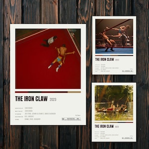 The Iron Claw (2023) Alternative Poster - 3 Options