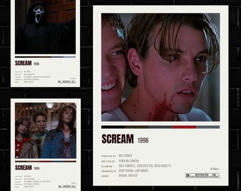 Scream (1996) Alternative Poster - 3 Options