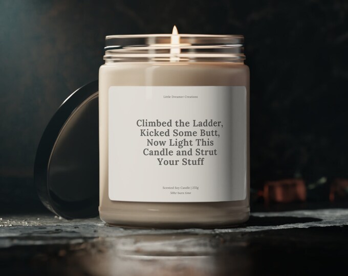 Customizable Aromatherapy Soy Candles - Unique Personalized Gifts, Humorous Best Friend & Coworker Presents, Long-Lasting Scented Candles