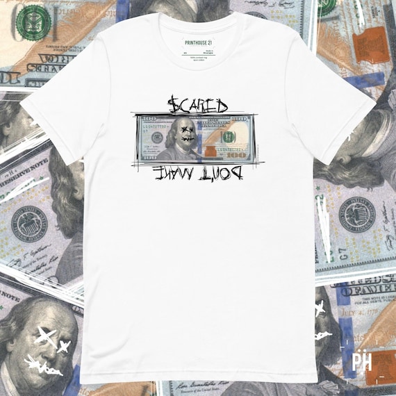 Scared Money Don't Make Money Financial Unisex T-shirt | Bold Statement Art for the Fearless