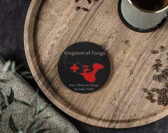 Black Kingdom of Tonga Coasters