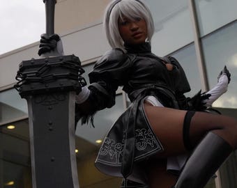 Nier Automata Beastlord Sword 2B/A2 Prop Kit: 3D Printed DIY Cosplay
