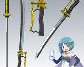 リットル　さやかの剣 Sayaka Sword Prop DIY Kit: Puella Magi Madoka Magica Cosplay - Etsy