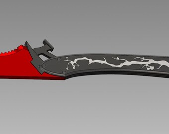 Scarlet Black Shadow Goddess of Victory: NIKKE Cosplay 3D Printed