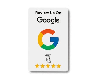 EasyTap Contactless NFC Google Review Card for business