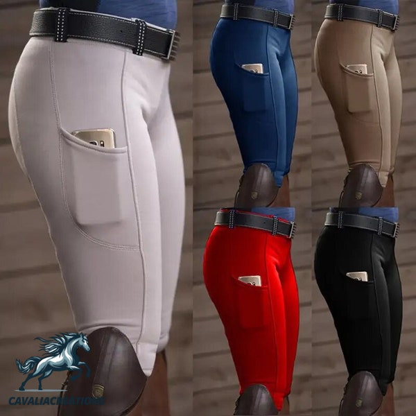 Accessoire cheval, Pantalon de cheval, Pantalon d'équitation, legging d'équitation, Pantalon souple de cheval, Pantalon pour cavalier souple