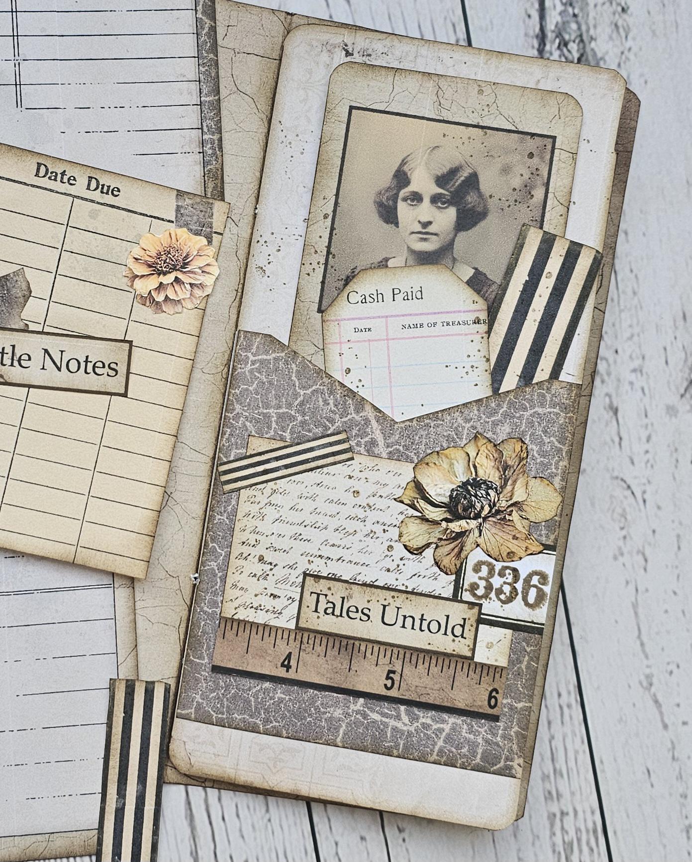 TALL TALES NOTEBOOK Junk Journal Kit, Vintage Printable Notebook With ...