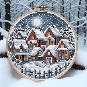 Christmas Cross Stitch Pattern, Winter Cross Stitch, Cross stitch, punto de cruz, point de croix, crossstitch pattern