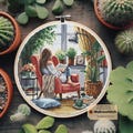 Cozy Reading Girl Cross Stitch Pattern, Cross stitch, punto de cruz, point de croix, crossstitch pattern, cross stitch pattern pdf