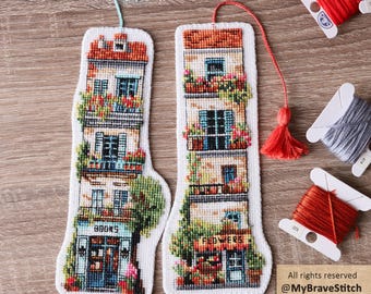 Set of Two Bookmark Cross Stitch Pattern (PDF Download)