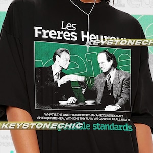 Les Freres Heureux Frasier Crane and Niles Crane T-Shirt, Movie T-Shirt, Gift For Women and Man Unisex T-Shirt