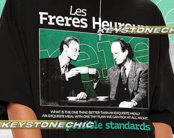 Les Freres Heureux Frasier Crane and Niles Crane T-Shirt, Movie T-Shirt, Gift For Women and Man Unisex T-Shirt