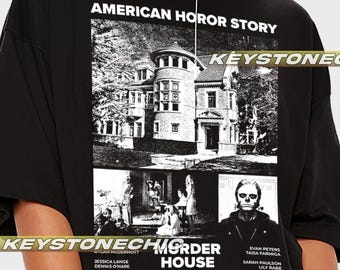American Horror Story T-shirt, American Horror Story T-shirt, Film T-shirt, Present till kvinnor och män Unisex T-shirt