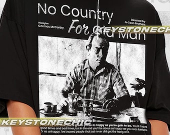No Country For Old Men 2007 T-Shirt, No Country For Old Men 2007 T-Shirt, Movie T-Shirt, Gift For Women and Man Unisex T-Shirt