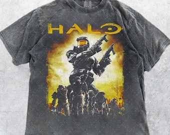 Comfort Colors® 1717 Vintage Halo Reach T-Shirt, Video Game T-Shirt, Gift For Woman and Man Unisex