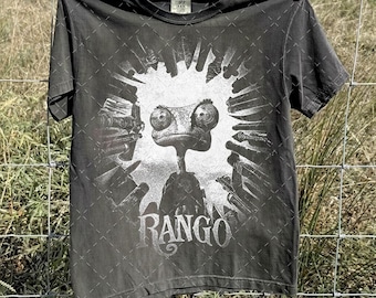 Camiseta Comfort Colors® 1717 Vintage Rango, Camiseta Rango Camaleón, Regalo Unisex para Mujer y Hombre