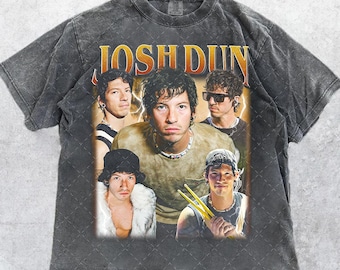Camiseta vintage de Josh Dun Comfort Colors® 1717, camiseta de Josh Dun con música alternativa, regalo unisex para mujer y hombre