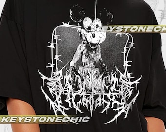 Mickey Black Metal T-Shirt, Mickey Black Metal T-Shirt, Movie T-Shirt, Gift For Women and Man Unisex T-Shirt