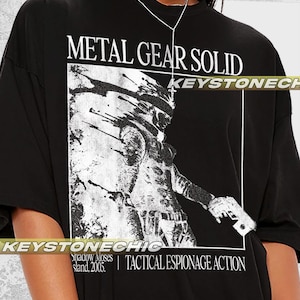 Metal Gear Solid T-shirt, Metal Gear Solid T-shirt, Film T-shirt, Present till kvinnor och män Unisex T-shirt