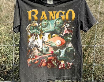 Camiseta Comfort Colors® 1717 Vintage Rango de la película, Camiseta Rango, Regalo para mujer y hombre Unisex