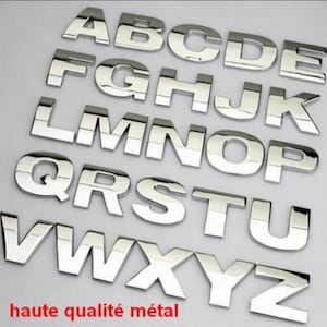carta de metal adesiva 3D de alta qualidade de 2,5 cm