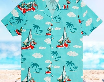 The Wind Waker Woven Zelda Hawaiian Shirt, Zelda Items Shirt, Zelda Hawaiian Shirt, Zelda Gift, Zelda T-shirt, Summer Beach Shirt