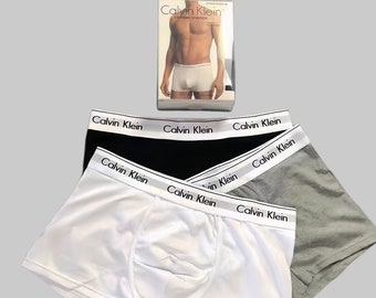 Calzoncillos tipo bóxer para hombre de Calvin Klein, calzoncillos, ropa interior nueva con etiquetas, calzoncillos negros, blancos y rojos, regalo para él