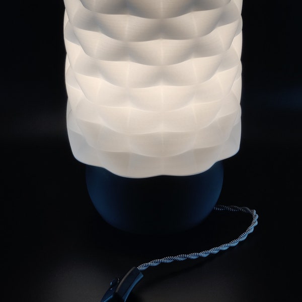 3D gedruckte Lampe - Tischlampe - Hängelampe - Lampenschirm - Licht - Beleuchtung