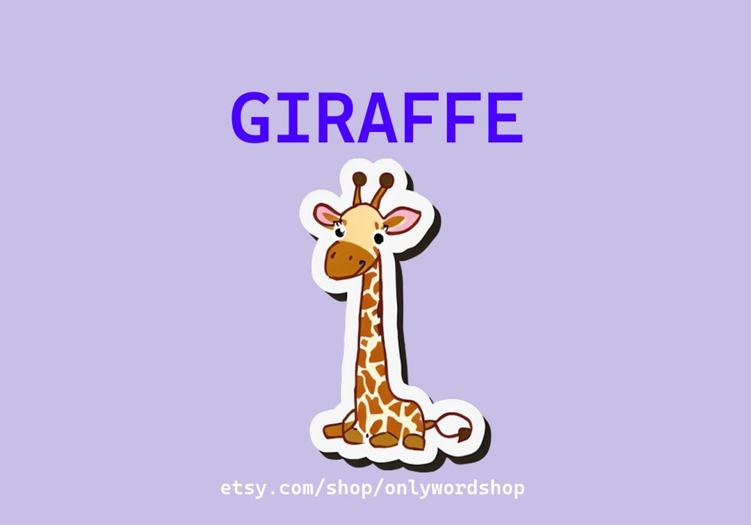 Printable: Giraffe - Etsy